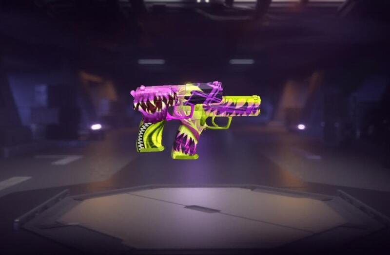 Free Fire USP-2 Poison Teeth