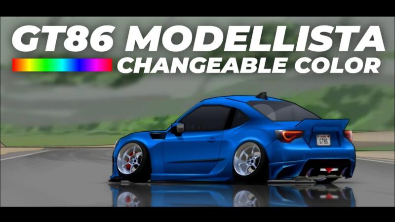 Gt86-modellista-changeable-color
