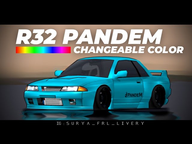 Nissan-skyline-r32-pandem-color-changeable