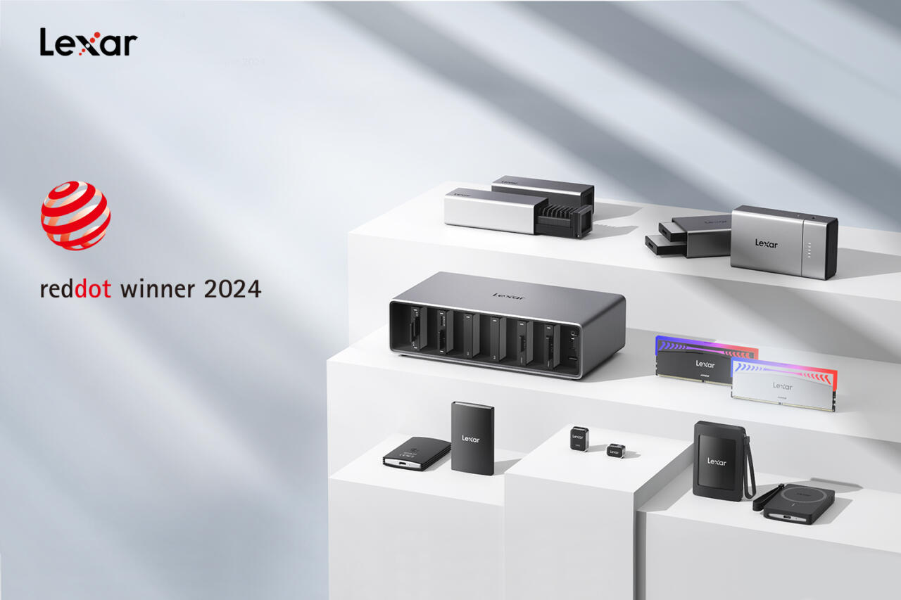 Lexar Rebut 7 Penghargaan di Red Dot Design Award 2024