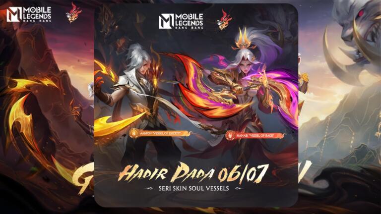 Intip Tampilan Seri Skin Soul Vessels Aamon Dan Hanabi
