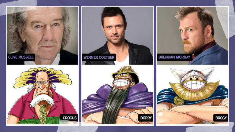 Cast Dorry Brogy dan Crocus untuk One Piece Season 2