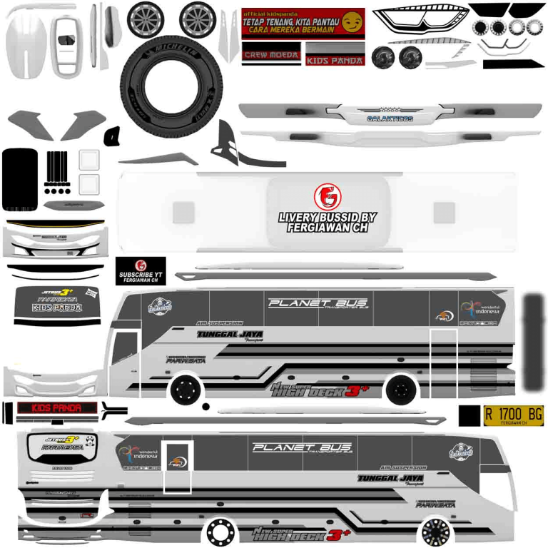 mod livery bussid kids panda