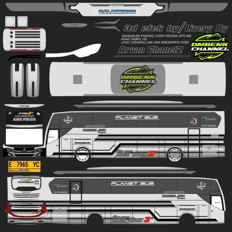 mod livery bussid kids panda