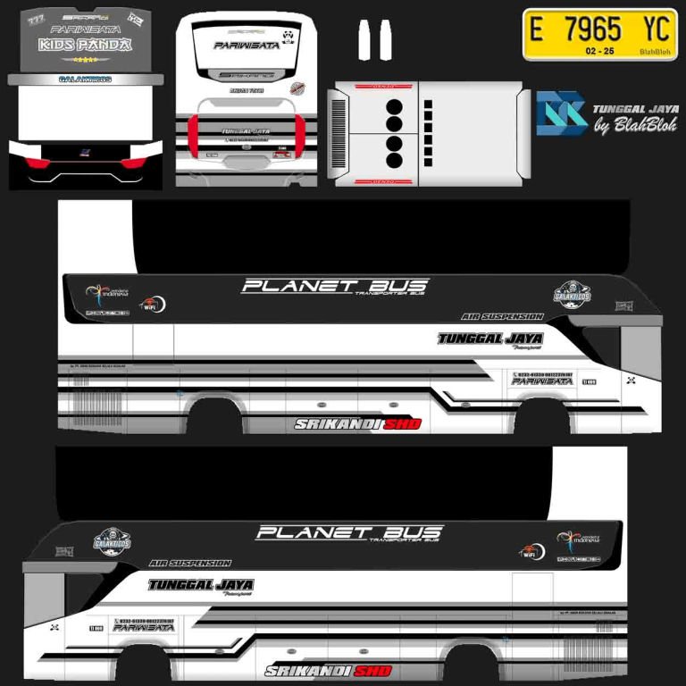 mod livery bussid kids panda