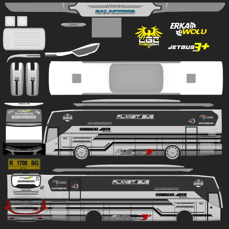 mod livery bussid kids panda