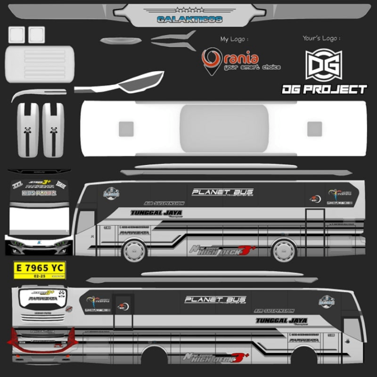 mod livery bussid kids panda