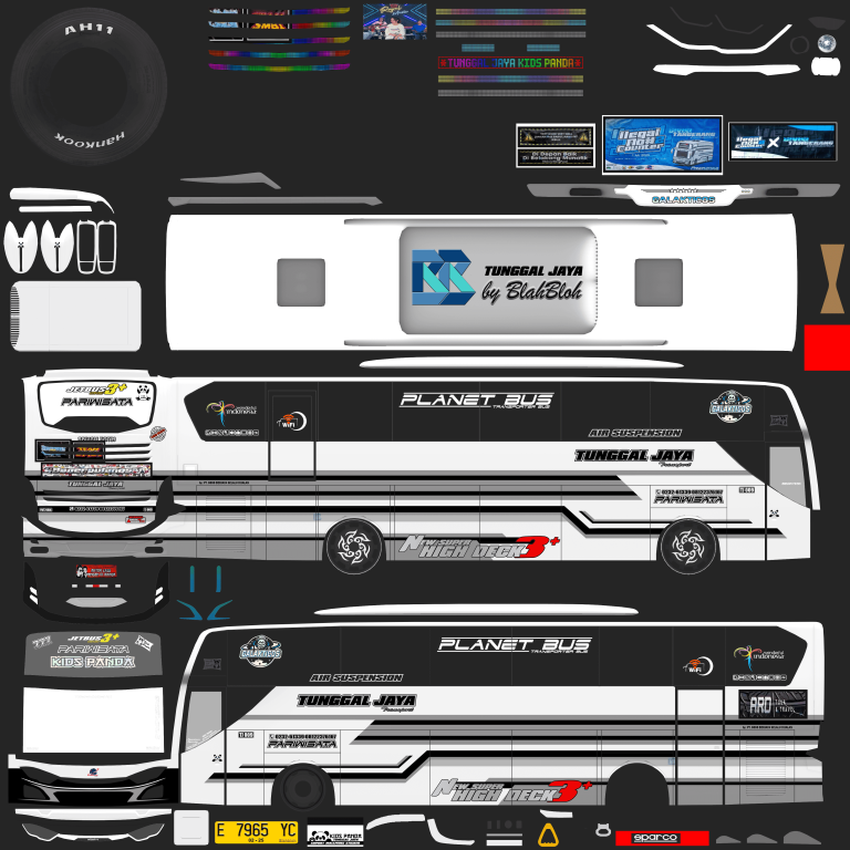 mod livery bussid kids panda