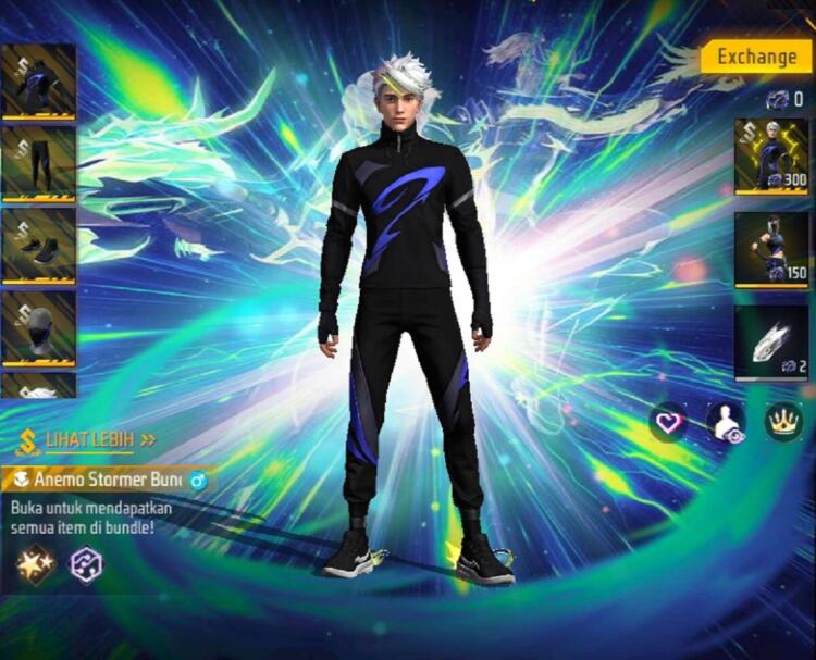 Free Fire Bundle Anemo Stormer | Garena