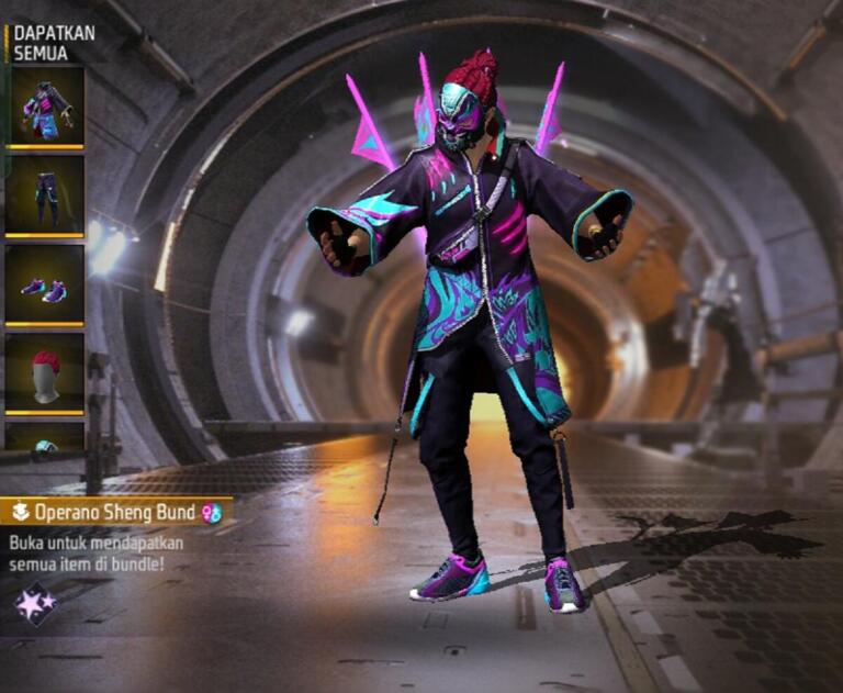 Cara Mendapatkan Bundle Operano Sheng Dalam Event Incubator 3 in 1 Free Fire