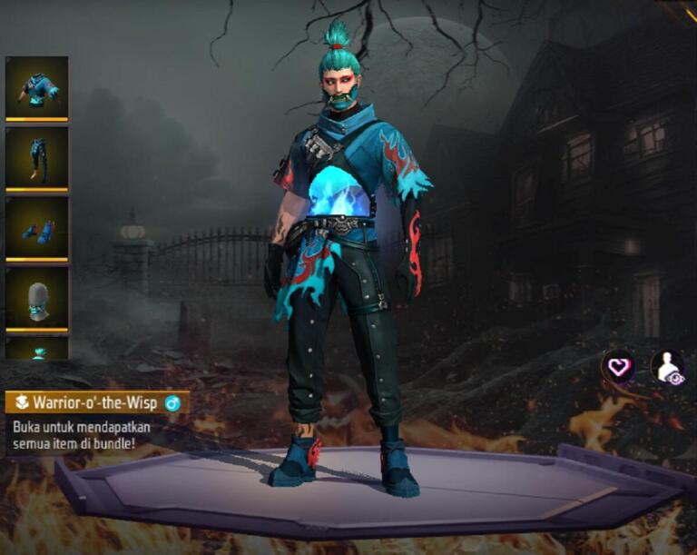 Bundle Free Fire Warrior O The Wisp, Adakah Trik Cepat Untuk Mendapatkannya? 3 Bundle Free Fire Warrior O The Wisp, Adakah Trik Cepat Untuk Mendapatkannya?