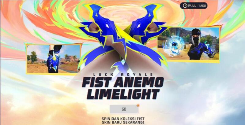 Free Fire Fist Anemo Limelight | Garena