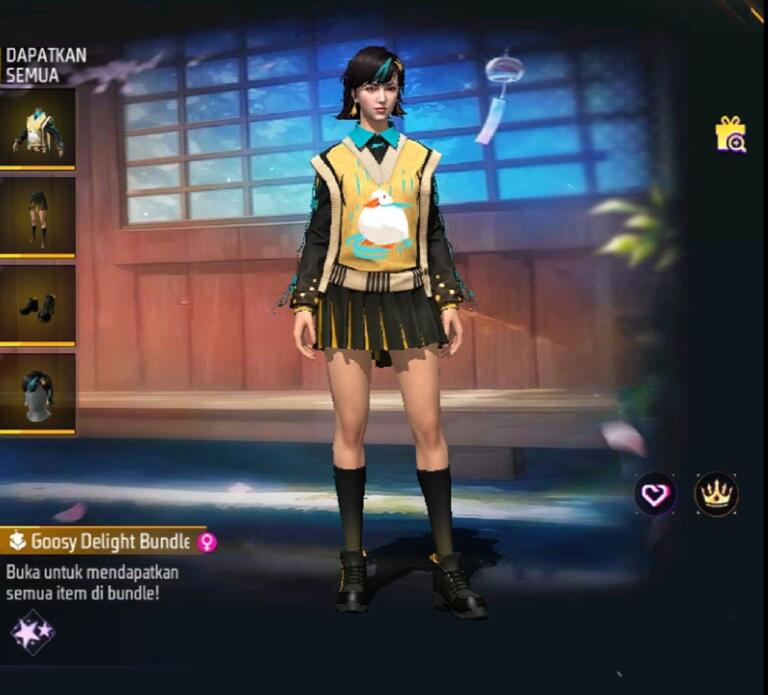 Tips Mendapatkan Bundle Goosy Delight di Booyah Pass Season 19 Free Fire