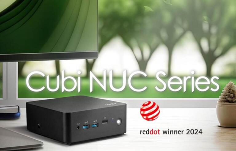 Raih Penghargaan Red Dot Design 2024, MSI Perkenalkan Mini PC Cubi NUC Series