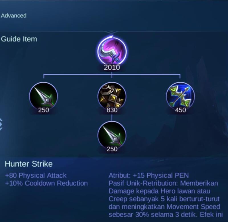 Item Hunter Striker Mobile Legends 1