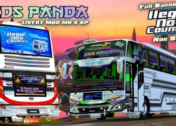 Mod Bussid Livery Kids Panda