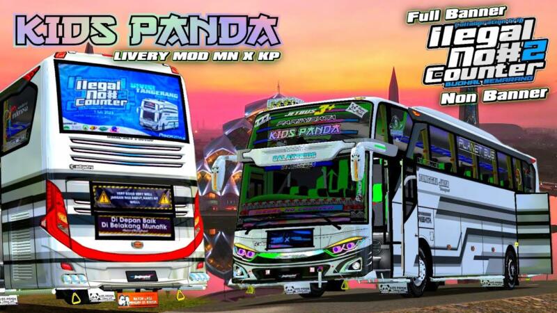 Mod Bussid Livery Kids Panda