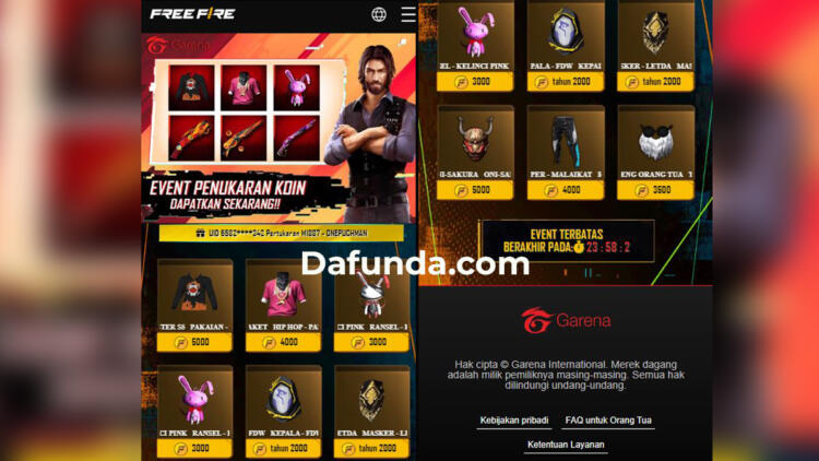 Reward Ff 2024 My Id