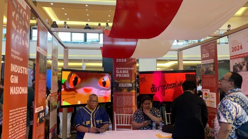 Baparekraf Game Prime 2024 Booth