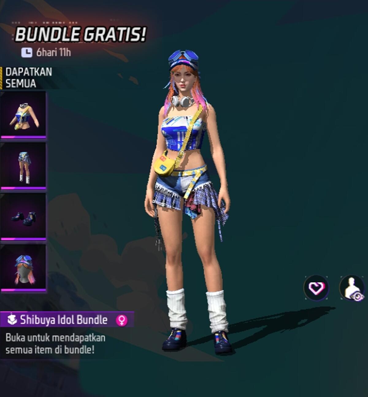 Bundle Free Fire Shibuya Idol Resmi Tersedia, Begini Cara Mendapatkannya 1 Bundle Free Fire Shibuya Idol | Garena