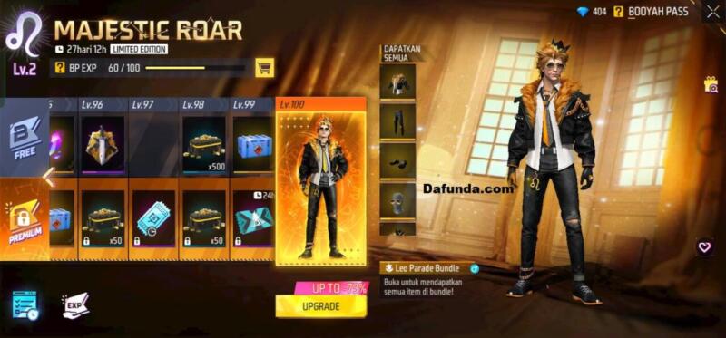 Bundle Free Fire Leo Parade | Garena