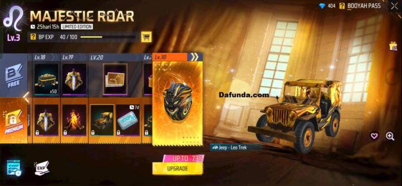 Free Fire Jeep Leo Trek | Garena