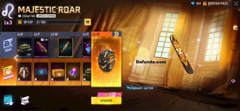 Free Fire Skyboard Leo Trek | Garena