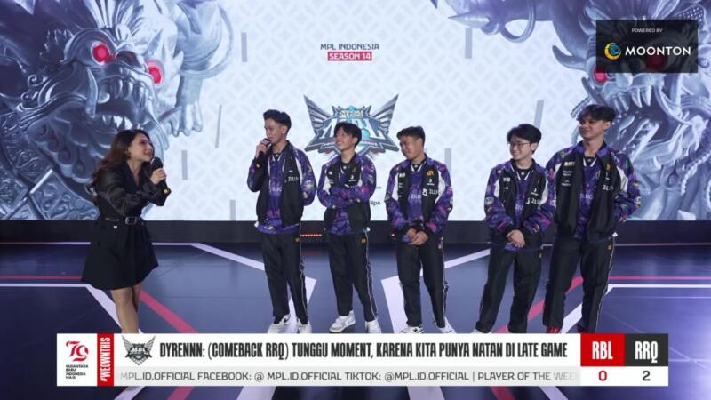 Hasil Rebellion Esports vs RRQ Hoshi MPL ID S14