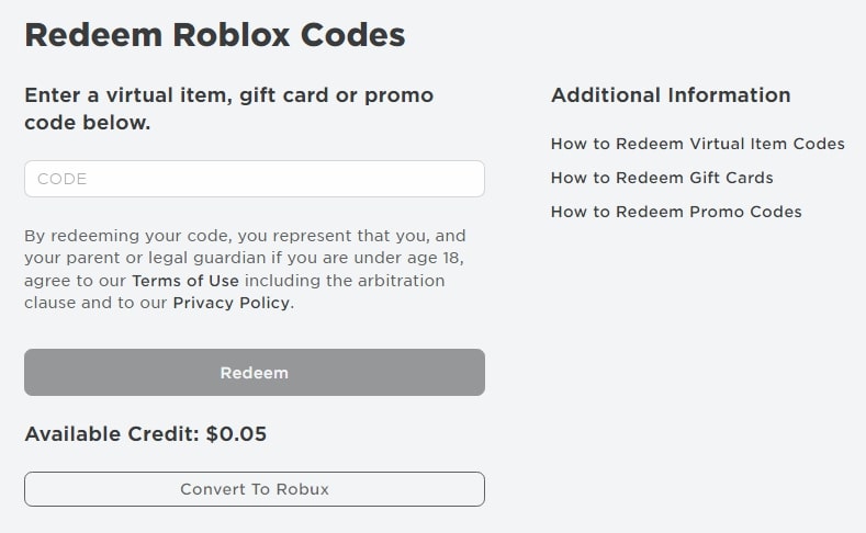 Melalui Redeem Roblox Codes