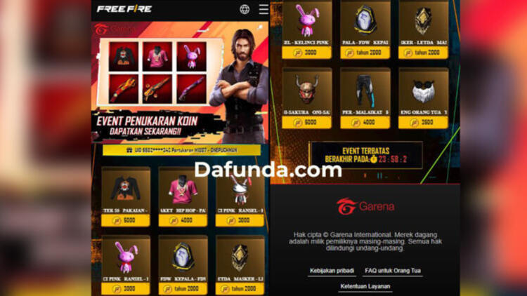 Event Tukar Koin Ff 2