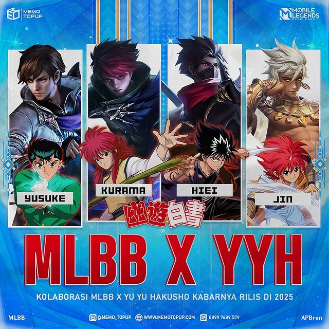 Bocoran Skin Kolaborasi Ml X Yuyu Hakusho