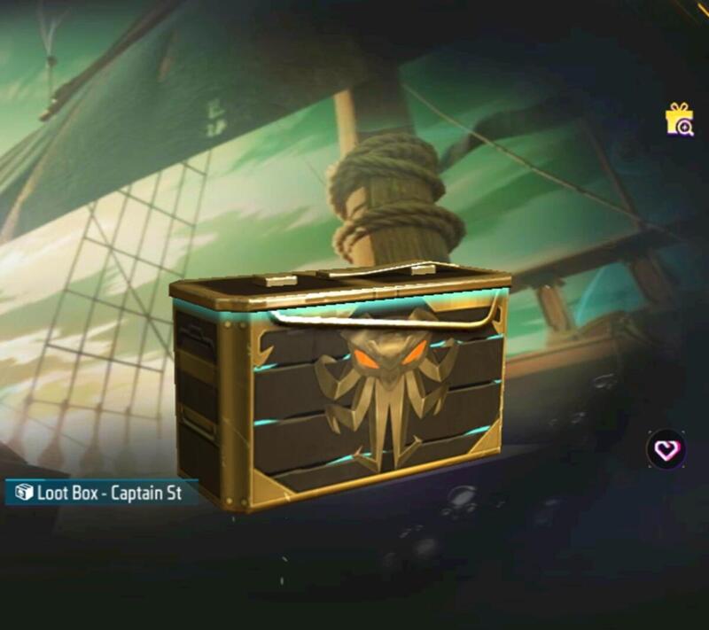 Free Fire Loot Box Captain Storage | Garena