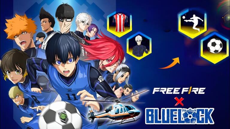 Kolaborasi Antara Free Fire dan Blue Lock Akan Segera Hadir