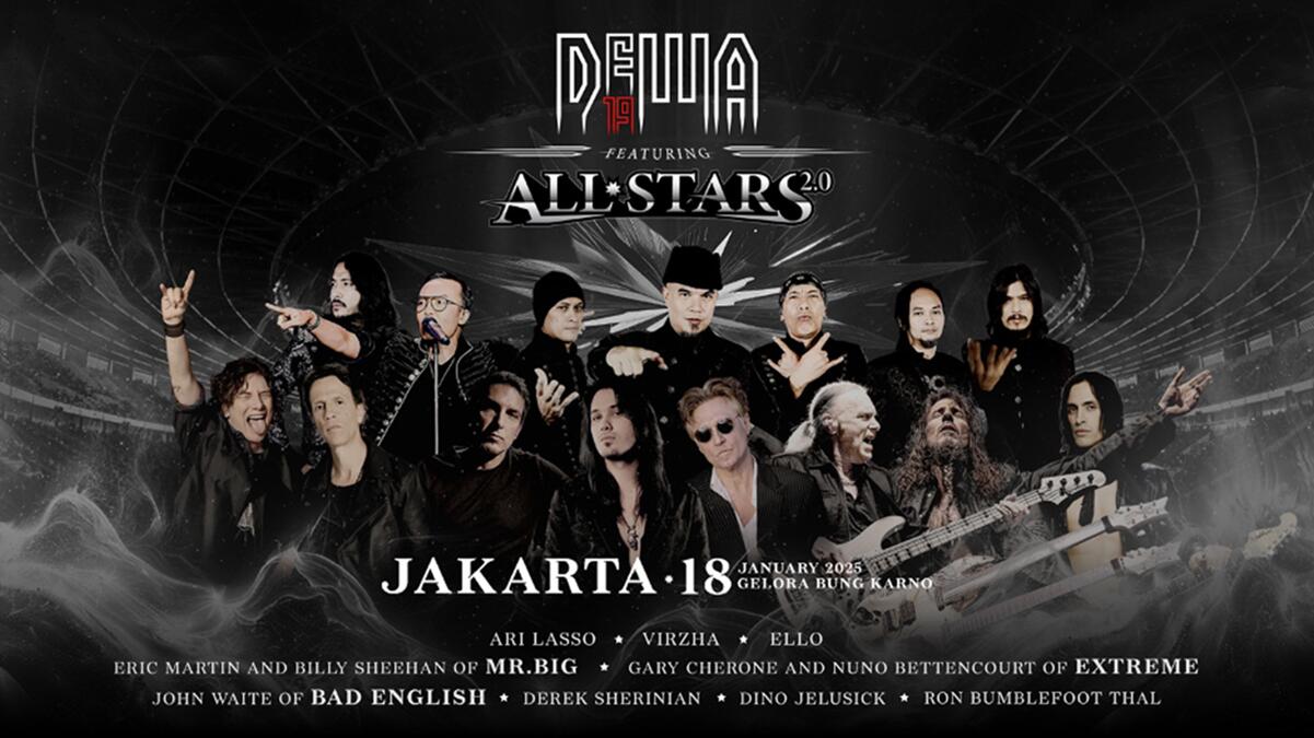 Dewa 19 Siap Konser di GBK Dengan Para Rocker Dunia Tahun Depan