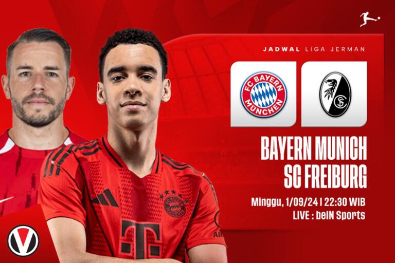 Link Live Streaming Bayern Munchen vs Freiburg Liga Jerman 2024/25