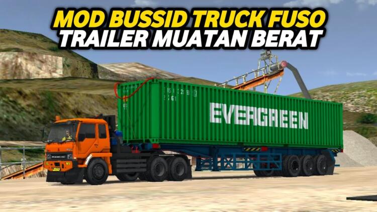 Mod Bussid Truck Fuso 6x4 Full Strobo 1