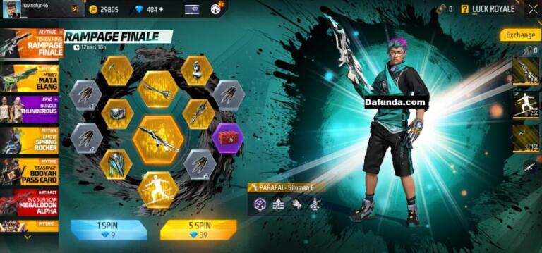 Free Fire PARAFAL Siluman Elang Putih | Garena