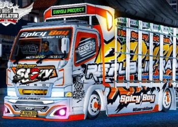 Mod Bussid Truck Full Lampu Strobo 1