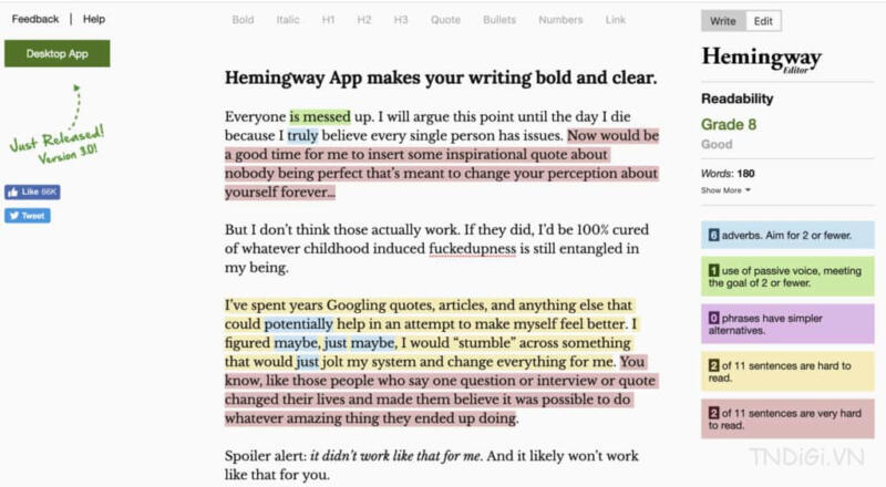 Editor Hemingway