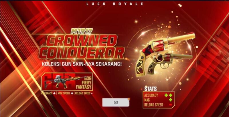 Free FIre M1917 Crowned Conqueror | Garena