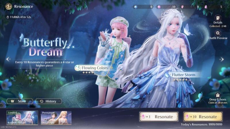 Gacha Pool Resonance Infinity Nikki