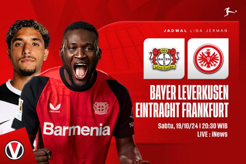 Link live streaming Leverkusen vs Eintracht Frankfurt Bundesliga 2024/25 | Vivagoal