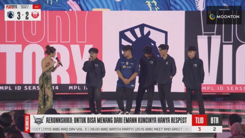 Hasil Playoff MPL ID S14 Team Liquid vs Bigetron Alpha