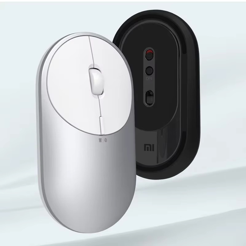 Xiaomi Mi Mouse Portabel Terbaru Asli 2 4 Dpi 4000 2400 1800 1200 Bluetooth Rf2 4