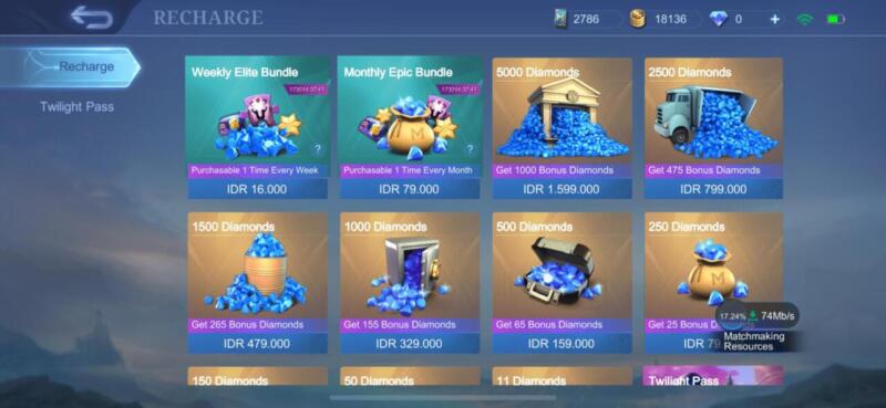 Berapa Harga 1 Diamond Di Mobile Legends