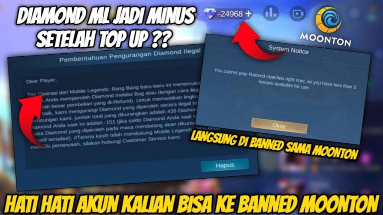 Cara Mengatasi Diamond ML Minus dengan Mudah