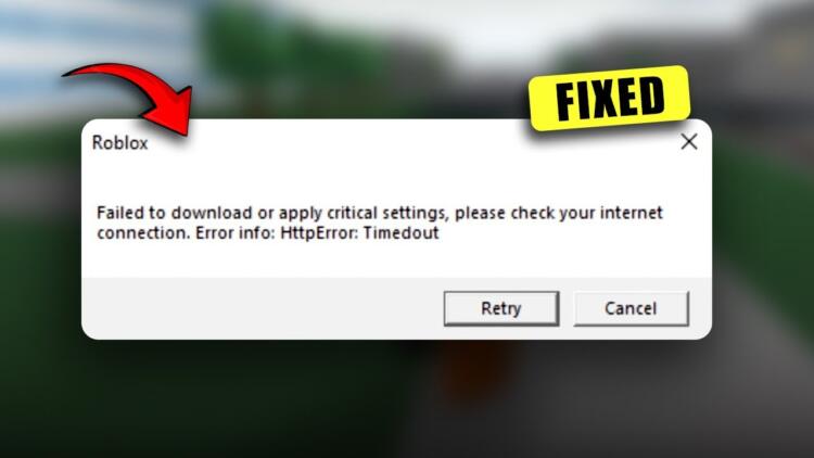 Cara Mengatasi Roblox Failed To Download Or Apply Critical Settings 1
