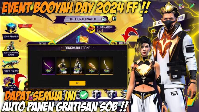 Daftar Hadiah Gratis Ff Booyah Day 2024