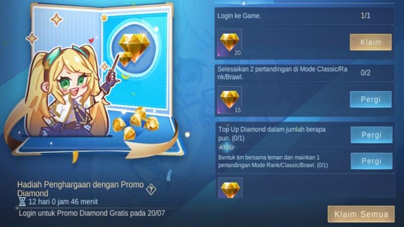 Kapan Event Promo Diamond Kuning Oktober 2024 Dimulai