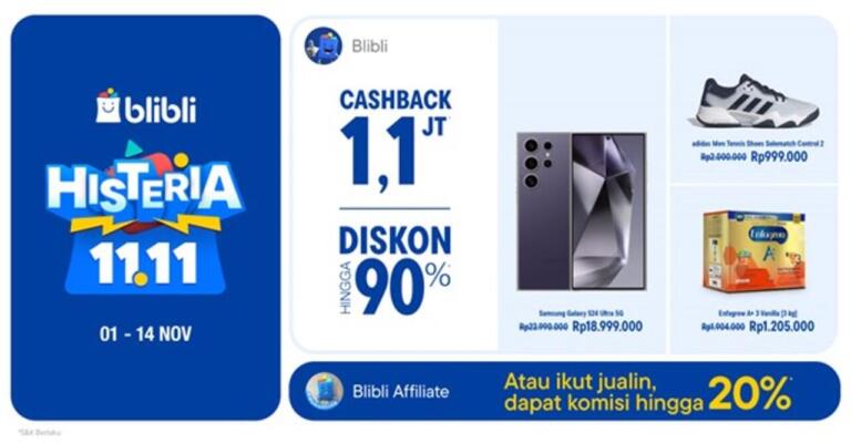 Promo 11.11 Blibli: Dapatkan Laptop Dell, Brand Premium dengan Harga Spesial